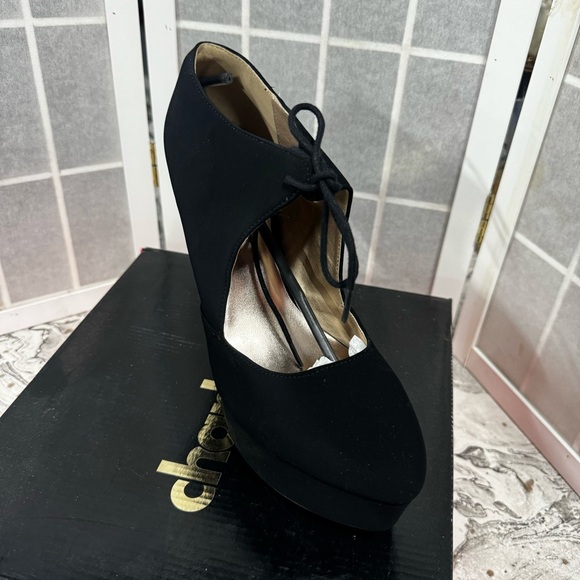 Charlotte Russe black high heels size 10 new - Picture 5 of 7